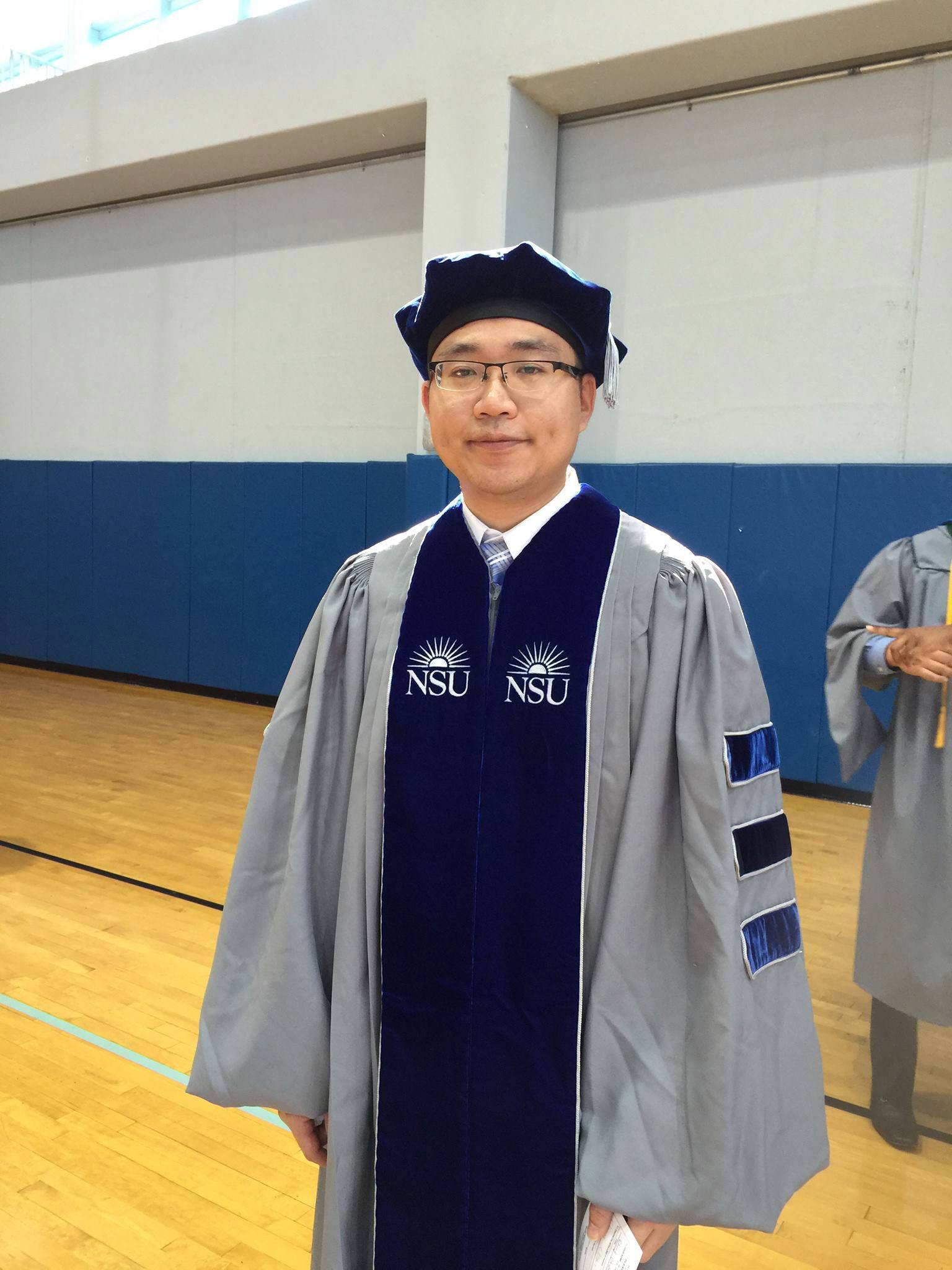Doctor Hsia at his graduation
